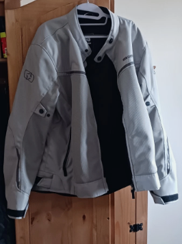 Oxford Motorbike - Men's Arizona Air Jacket - 2XL Used - Very Good Condition - Silver