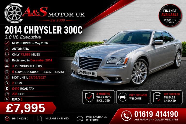 CHRYSLER 300C 3.0 300 C 3.0 V6 Crd Executive 2014
