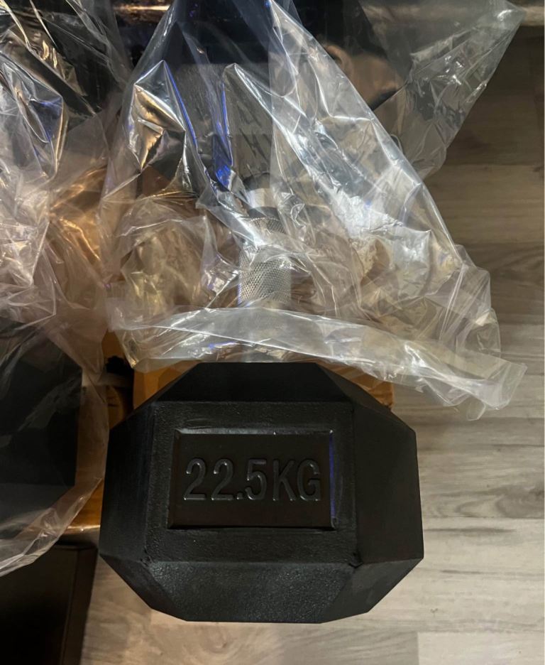 Bodyrip dumbbell set 22.5kg