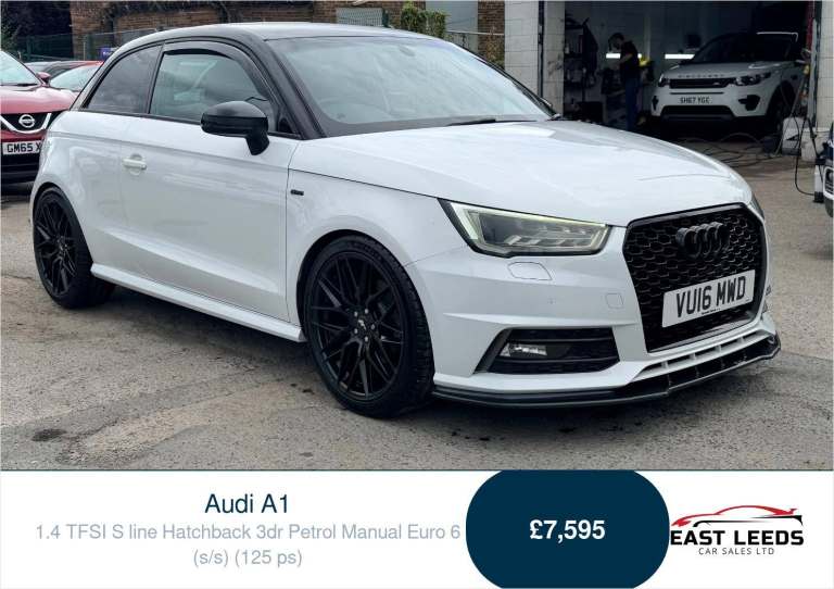 2016 Audi A1 1.4 TFSI S line Hatchback 3dr Petrol Manual Euro 6 (s/s) (125 ps) Hatchback Petrol M...