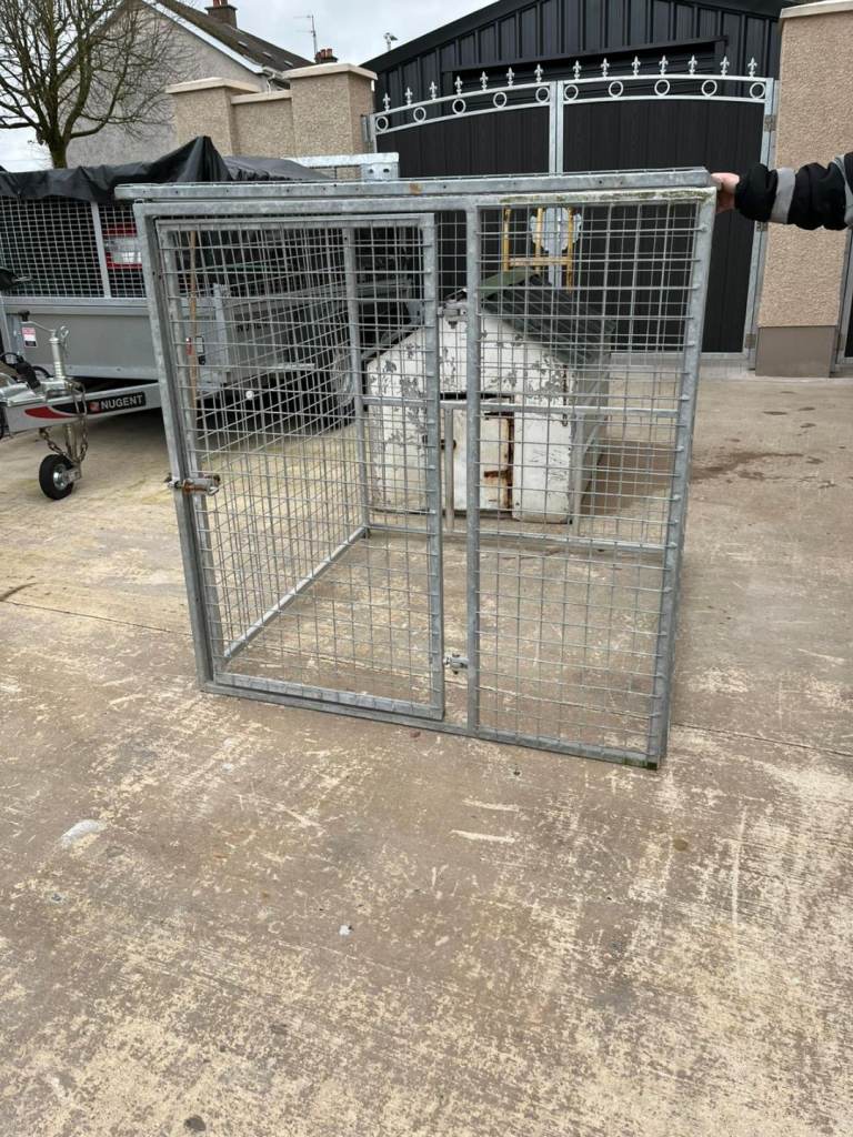 Dog cage 4x4 galvanized dog pen 