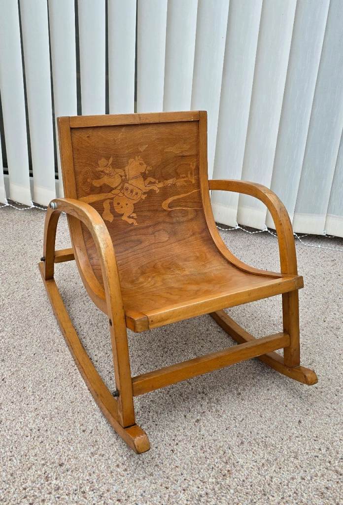 Vintage child's rocking chair