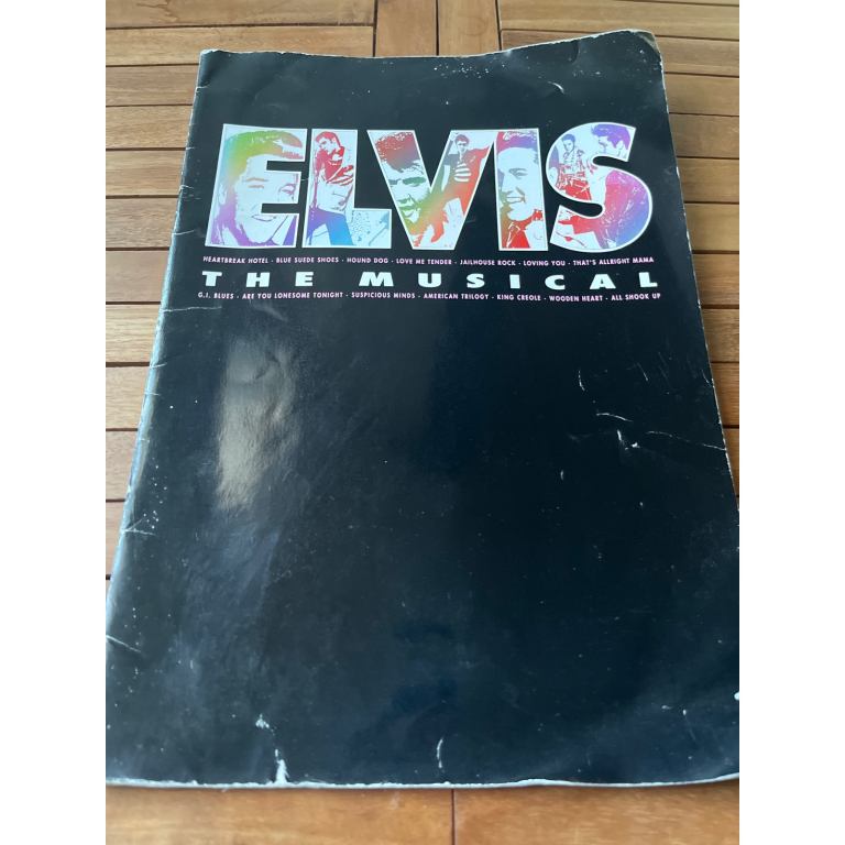 ELVIS PRESLEY - ELVIS THE MUSICAL - THEATRE PROGRAMME 90s.