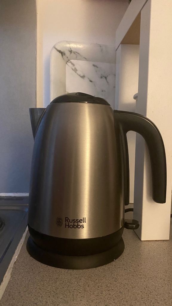 Russell Hobbs Brushed Stainless Steel Kettle - As Good As New
