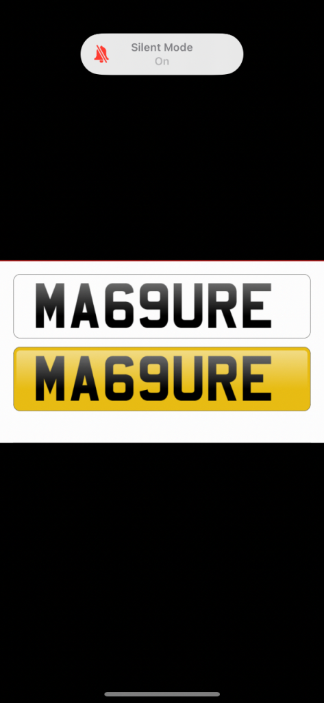 MAGUIRE PRIVATE NUMBER PLATE 