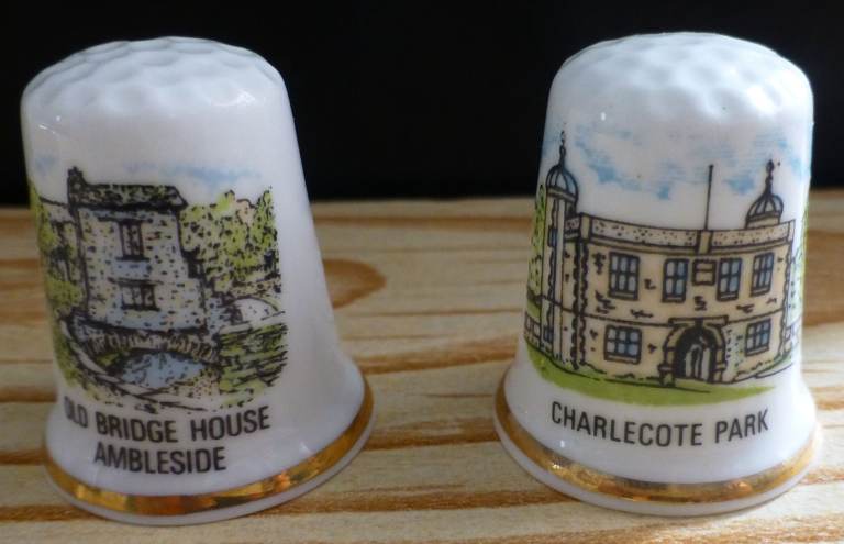 Two thimbles of National Trust Properties