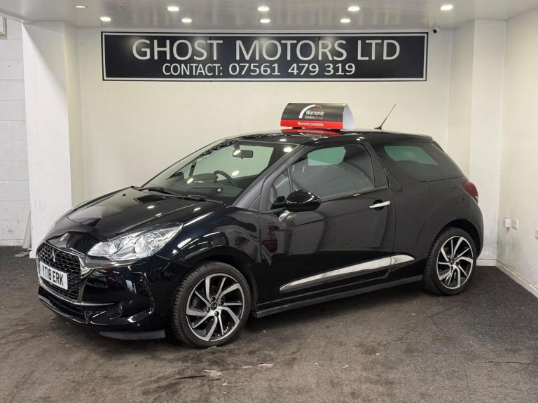 2018 DS Automobiles DS 3 1.2 PureTech Connected Chic Euro 6 (s/s) 3dr HATCHBACK Petrol Manual
