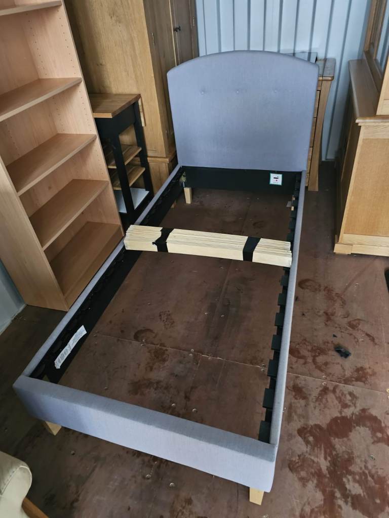 Single Bed Frame with Headboard