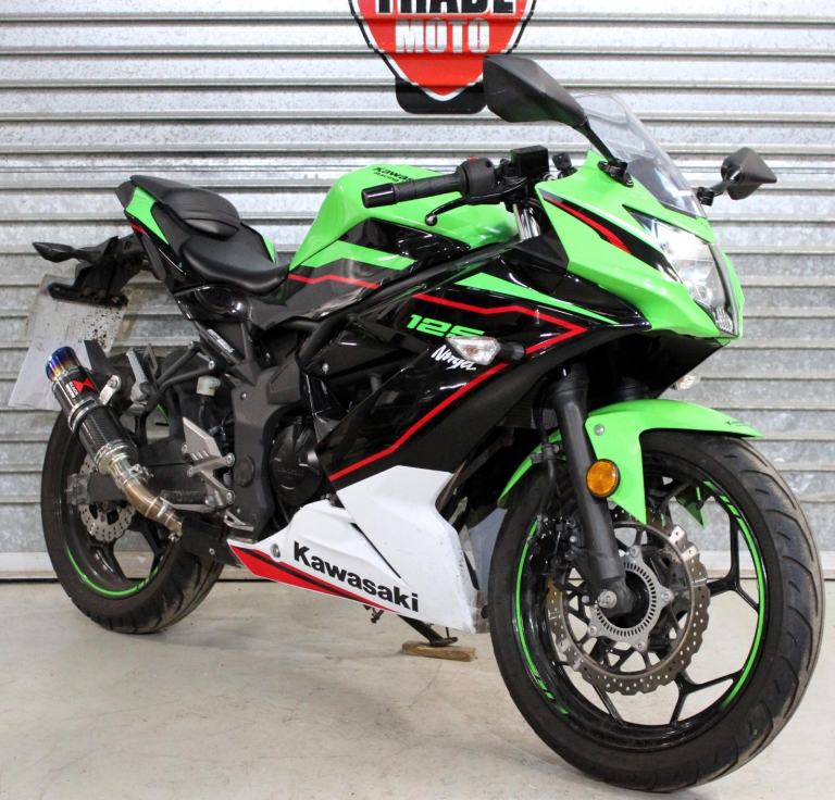2020 20 KAWASAKI NINJA BX 125 AKFA ABS TRADE SALE 3143 MILES GREEN NEW MOT