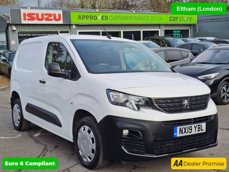 2019 Peugeot Partner 1.6 BlueHDi 1000 Professional SWB van, 42,500 miles, Euro 6, Air Con, Bluet ...