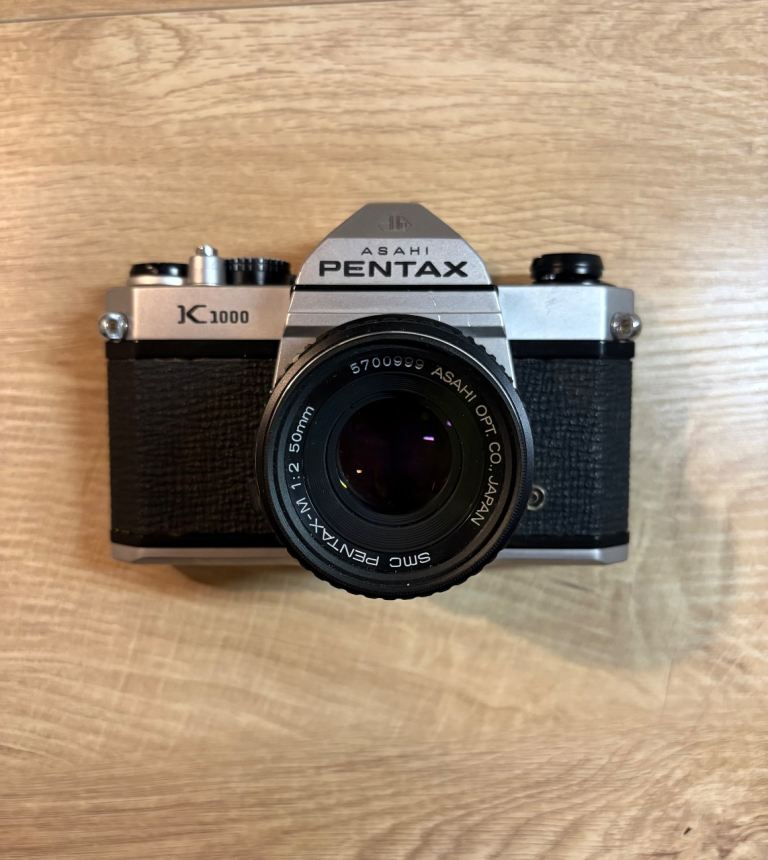 Pentax K1000 35mm Film Camera w/ SMC Pentax-M 50mm f2 Lens