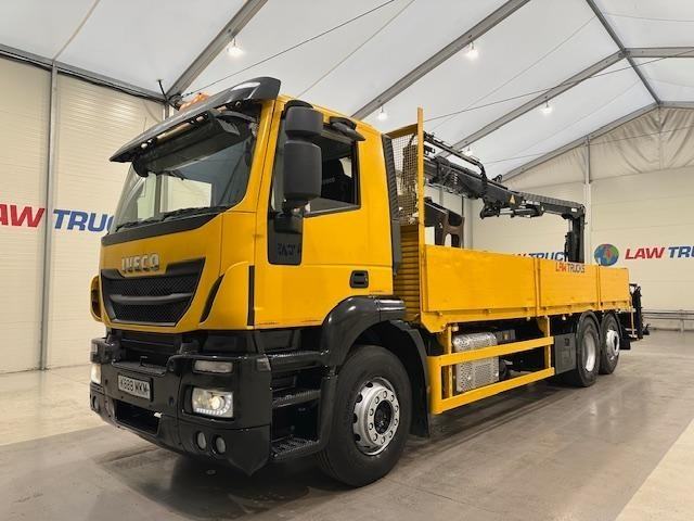 Iveco Stralis 310 Euro 6 6x2 Dropside Brick Grab