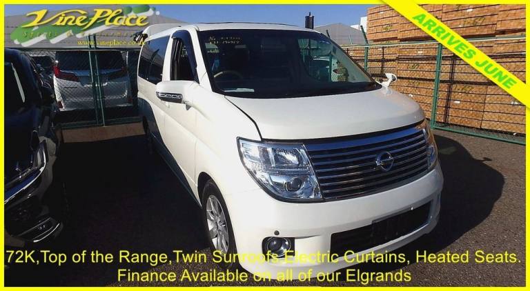 2007 Nissan Elgrand 3.5 XL,Twin Sunroofs,Curtains,7 seats, Auto MPV Petrol Automatic