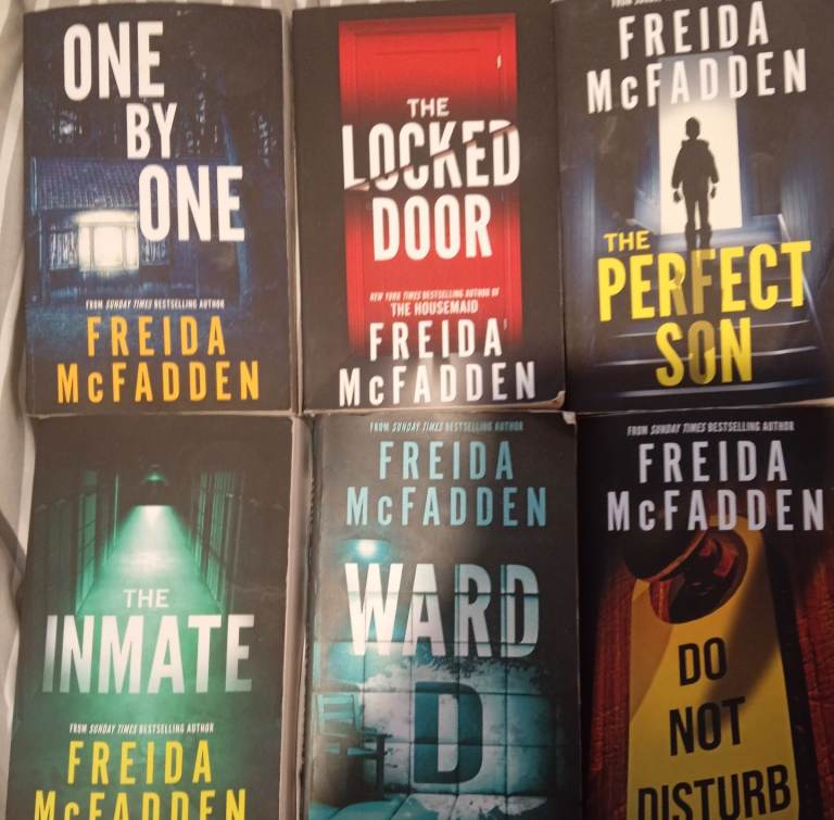 Freida McFadden Book Bundle - 6 Thrillers, Good Condition