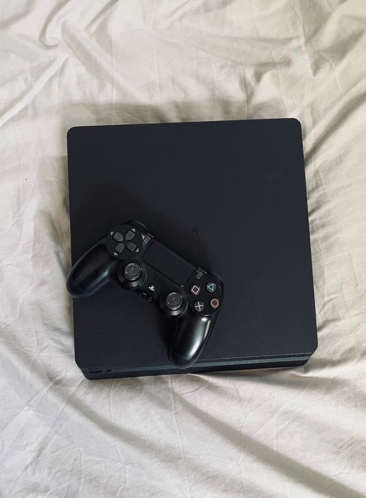 PS4 Black With Controller