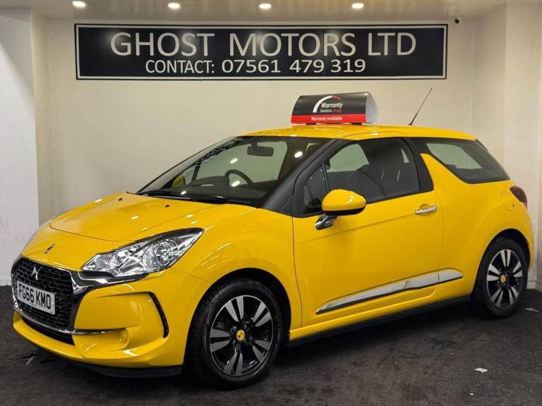 2016 DS Automobiles DS 3 1.2 PureTech 82 Chic 3dr HATCHBACK PETROL Manual