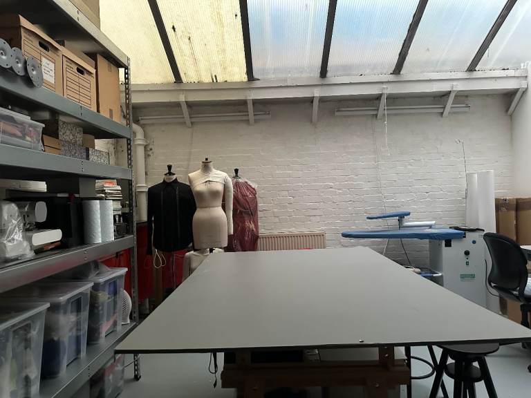 Fully-equipped fashion design studio to share. Available immediately 