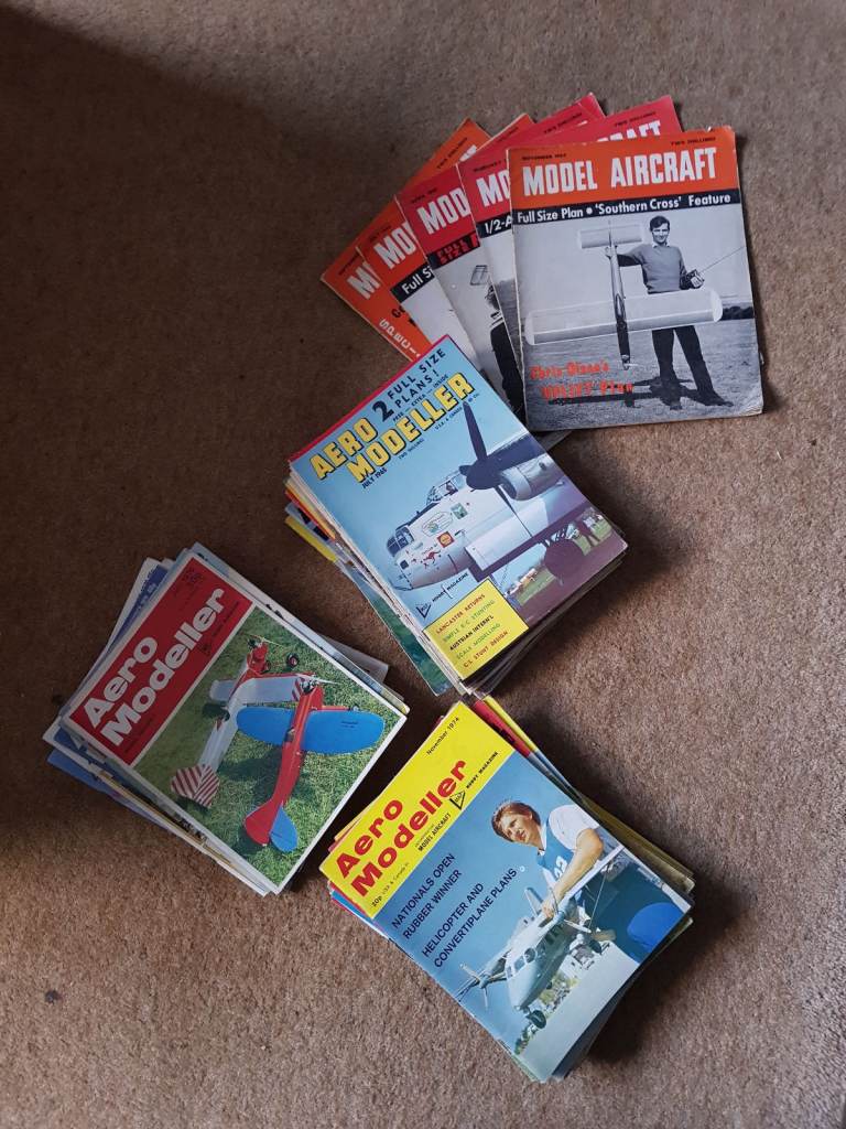 Aero Modeller and Model Aircraft vintage magazines (1964-1979) - 51 issues total