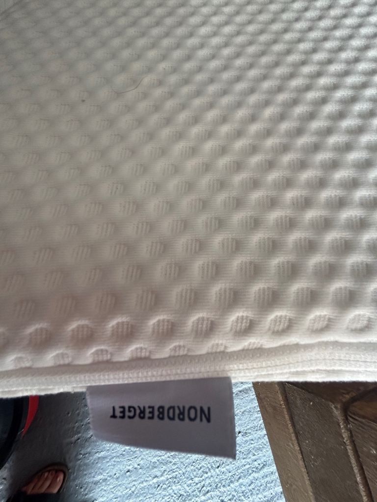IKEA NORDBERGET Mattress pad, white, Standard Single