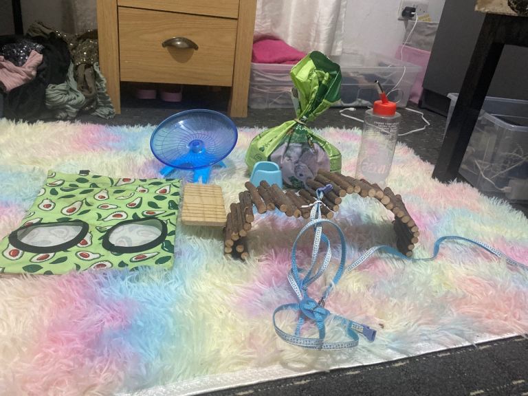 Hamster Cage Accessories Bundle – Good Condition