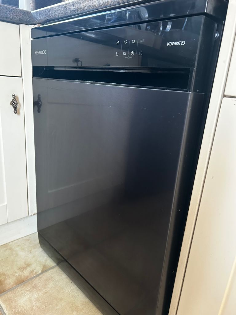 Kenwood KDW60T23 full size Dishwasher - Black, As Good As New