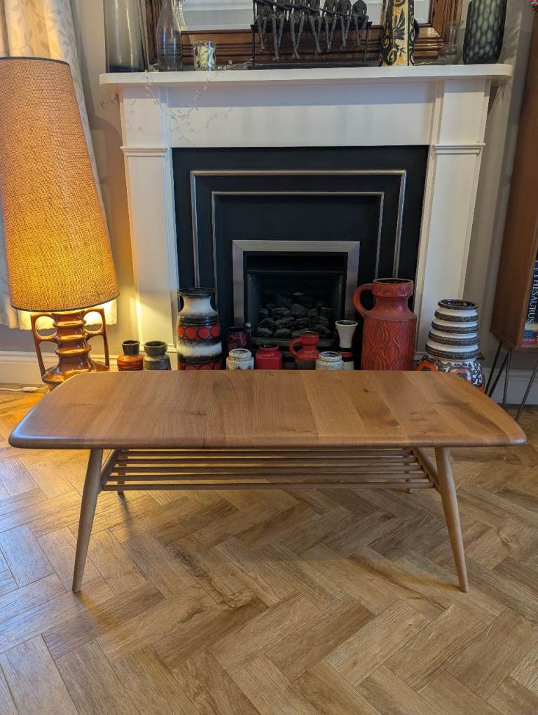 ❤️Lovely Ercol Windsor Coffee Table (Model 398) Vintage Blue Label