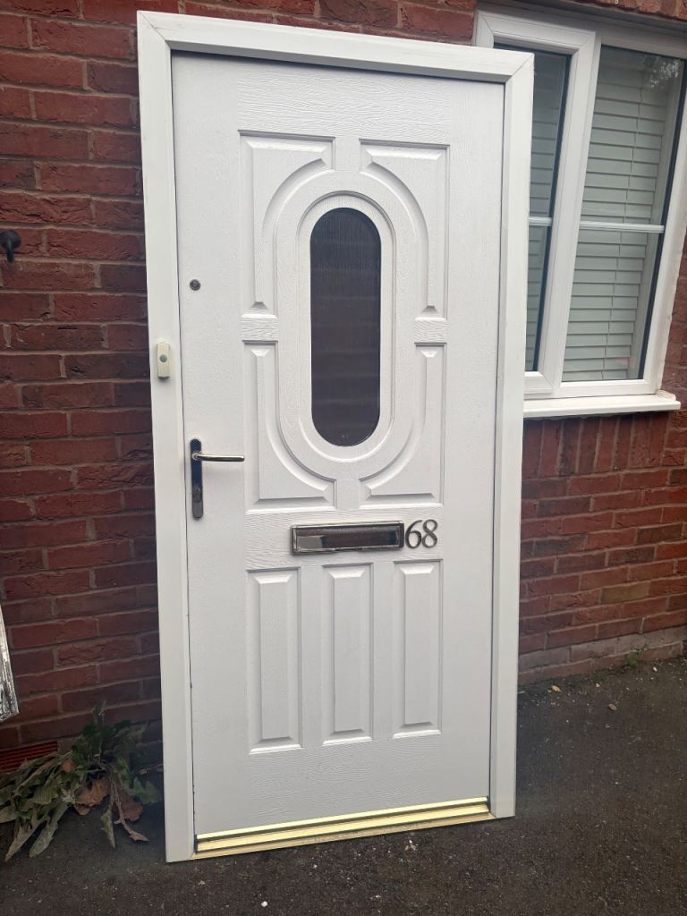 Rock door. PVC frame 