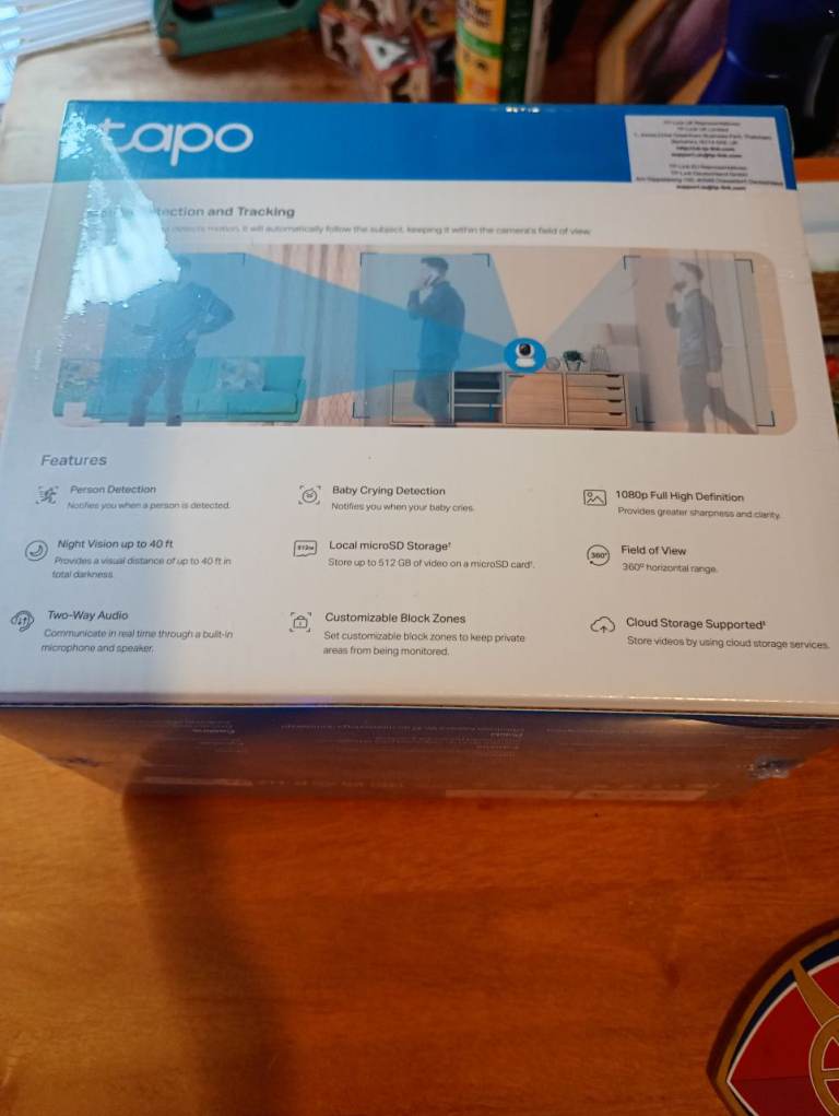 Tapo C200 home security wi-fi camera new 