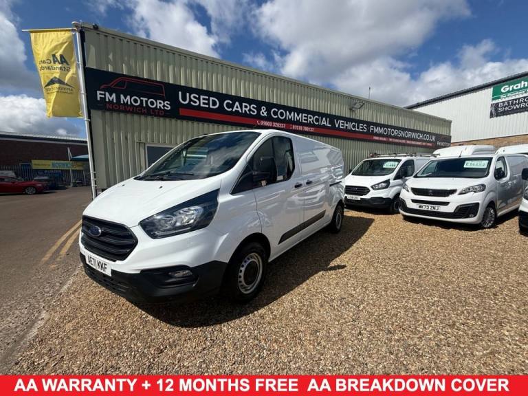 2021 71 FORD TRANSIT CUSTOM 2.0 300 ECOBLUE LEADER PANEL VAN 5DR DIESEL MANUAL L