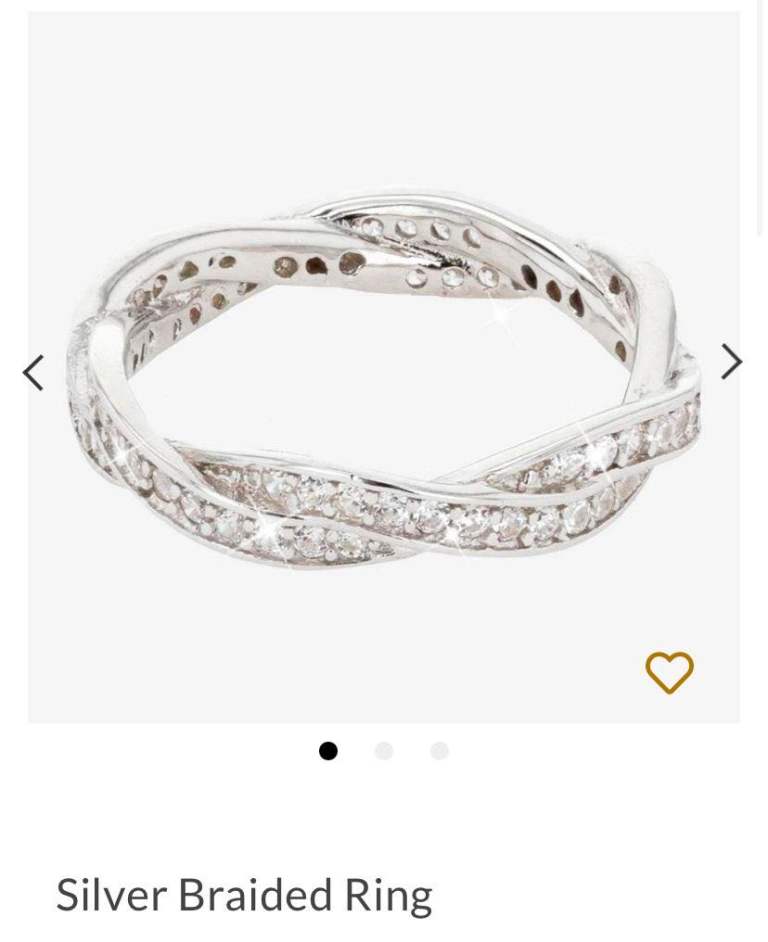 Braided ring brand new size N