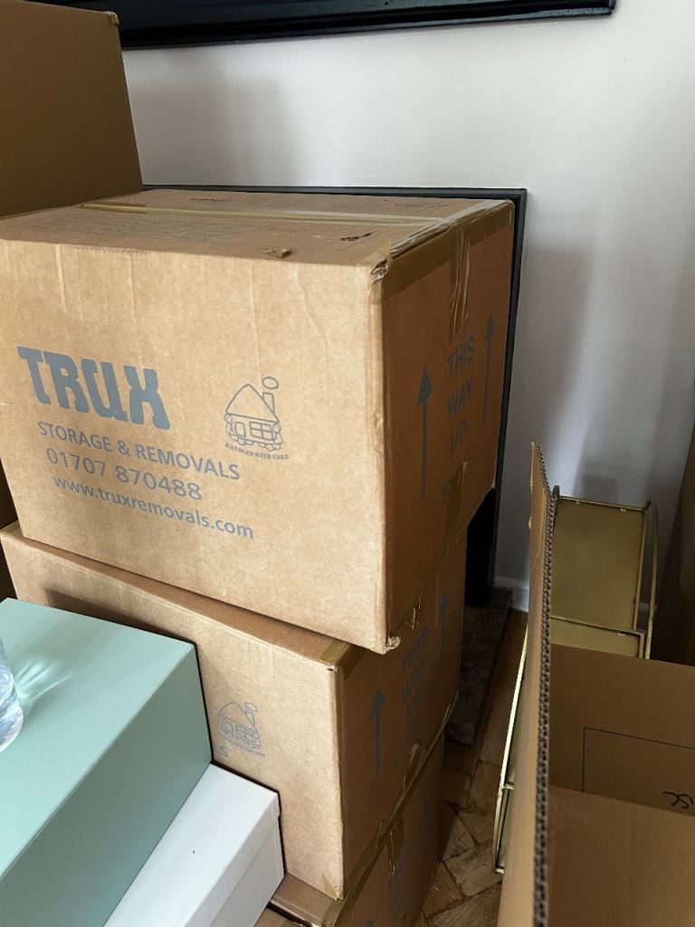 Moving Boxes – 50 in Good Condition, Ready for Use, £48.00 for Sale