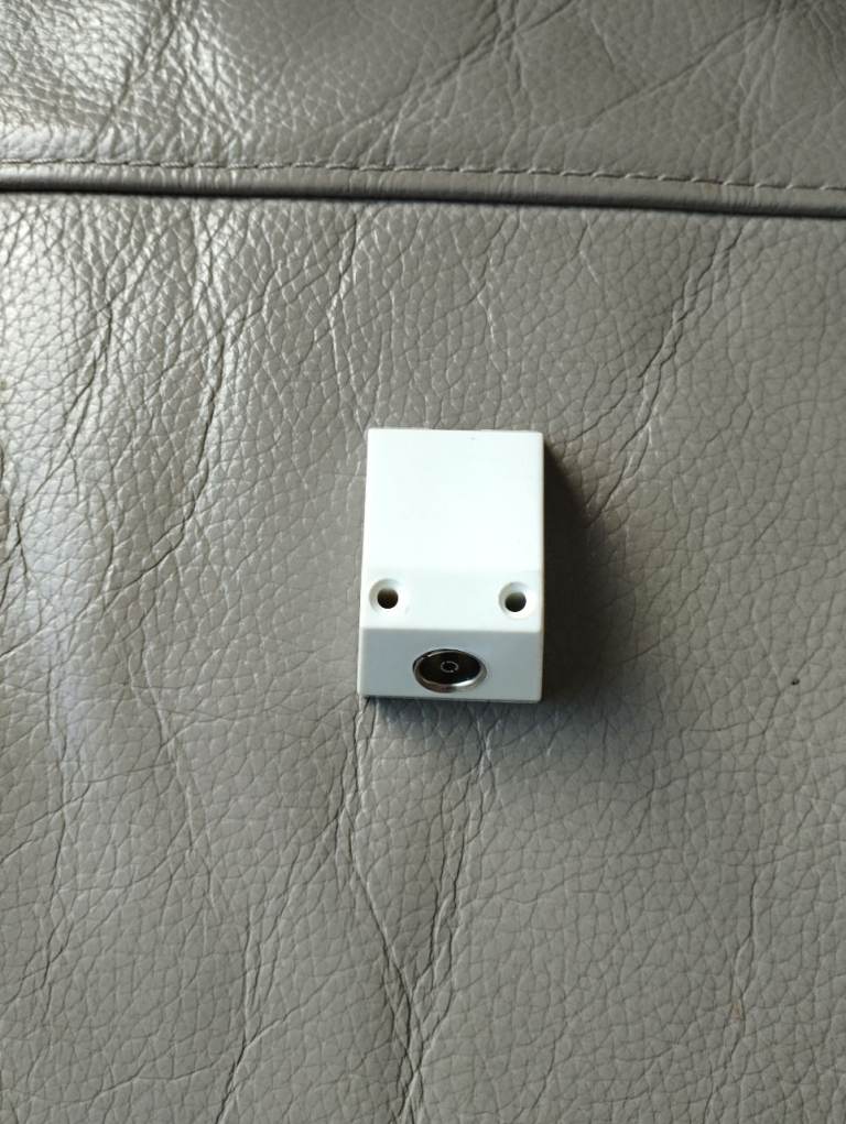 Coaxial Socket Single Outlet Surface Mount NEW