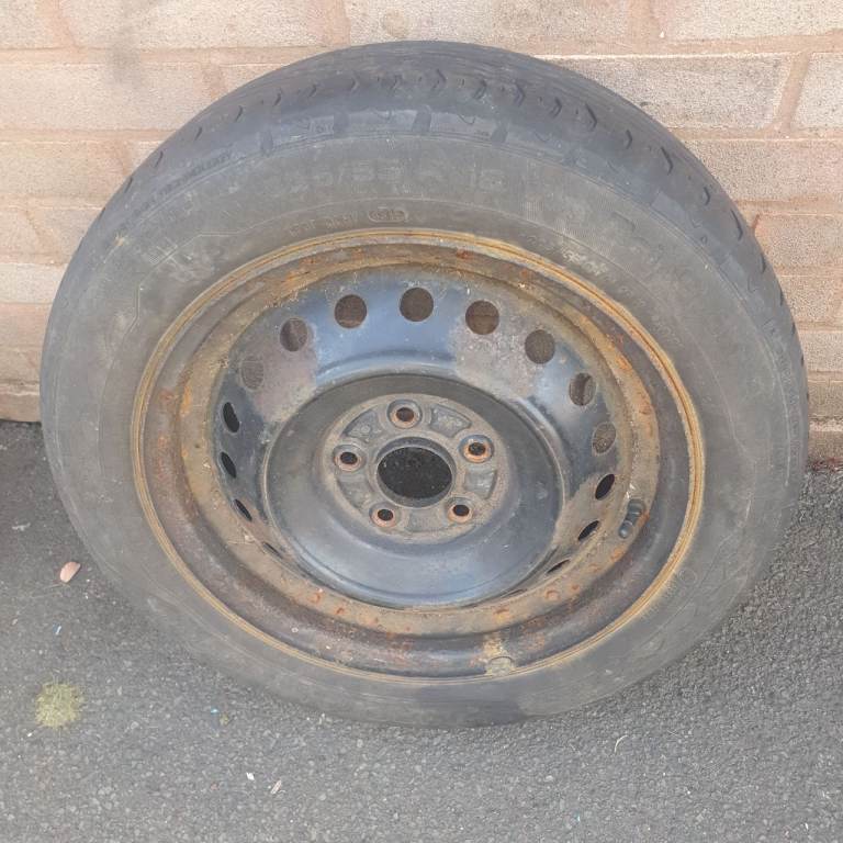 205/55 R 16, Tyre & Hub , Decent Condition & Tread, Very Useful