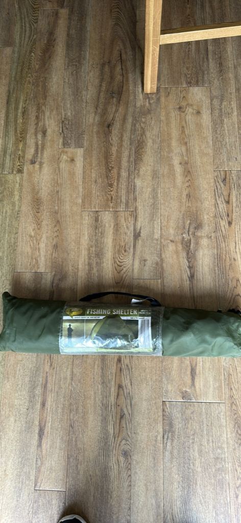 Fishing shelter tent by crane 240x120x120cm green