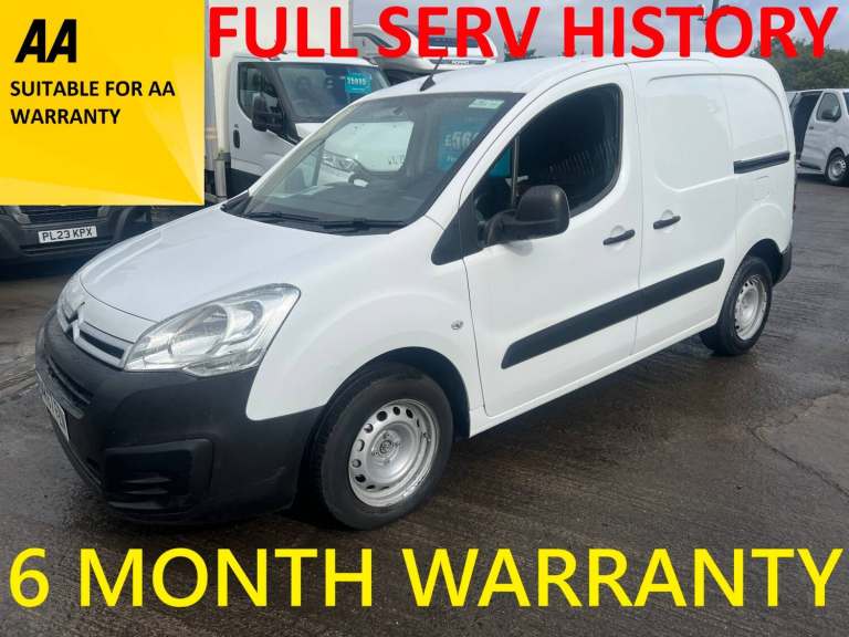 2017 Citroen Berlingo 1.6 BlueHDi 850Kg Enterprise 100ps PANEL VAN Diesel Manual