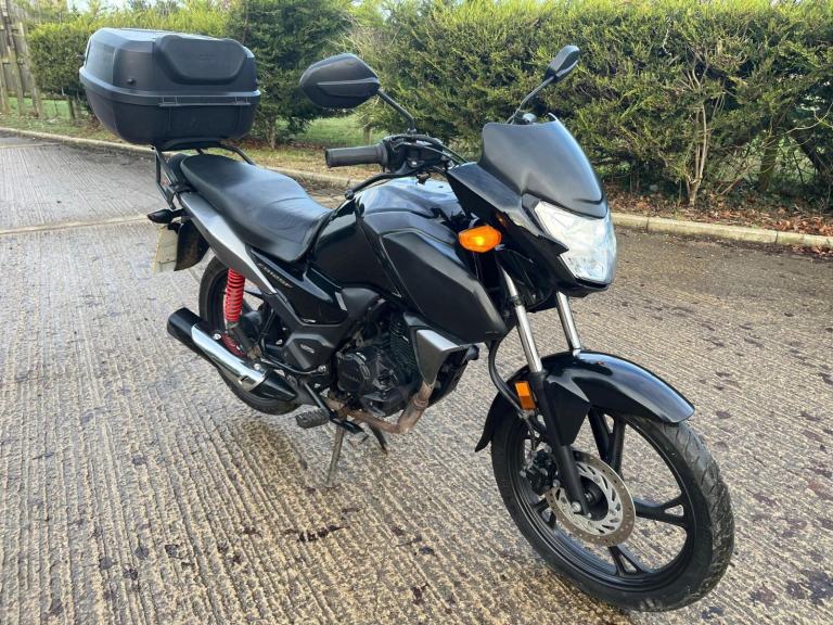 2022 72 HONDA CBF 125 M-M CBF125 CB125F LEARNER LEGAL BLACK YBR 125cc TOP BOX