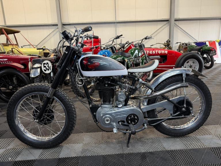 1948 BSA 499cc B33 'Big Red bobber ’ high quality build, outstanding 