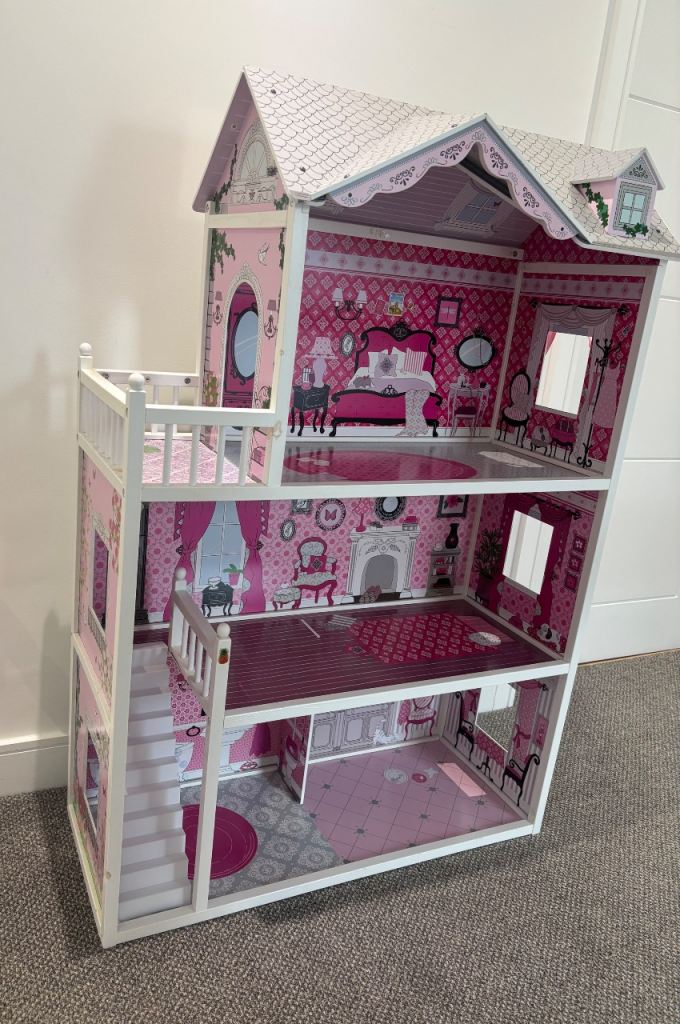 Wooden dolls house