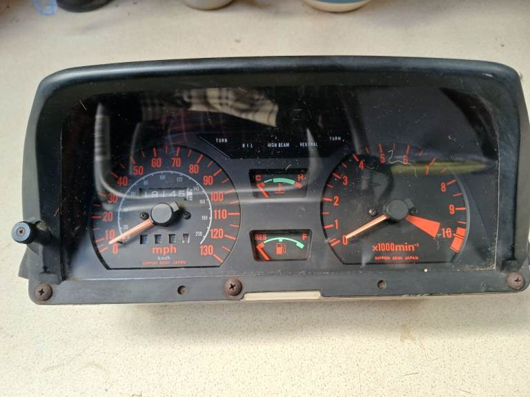 Honda CX500EC Eurosport speedo console