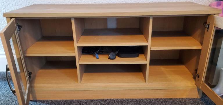 Oak effect sideboard 