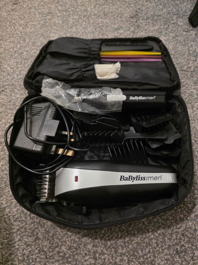 BaBylissmen Hair Clippers Set – Good Condition, Complete Kit