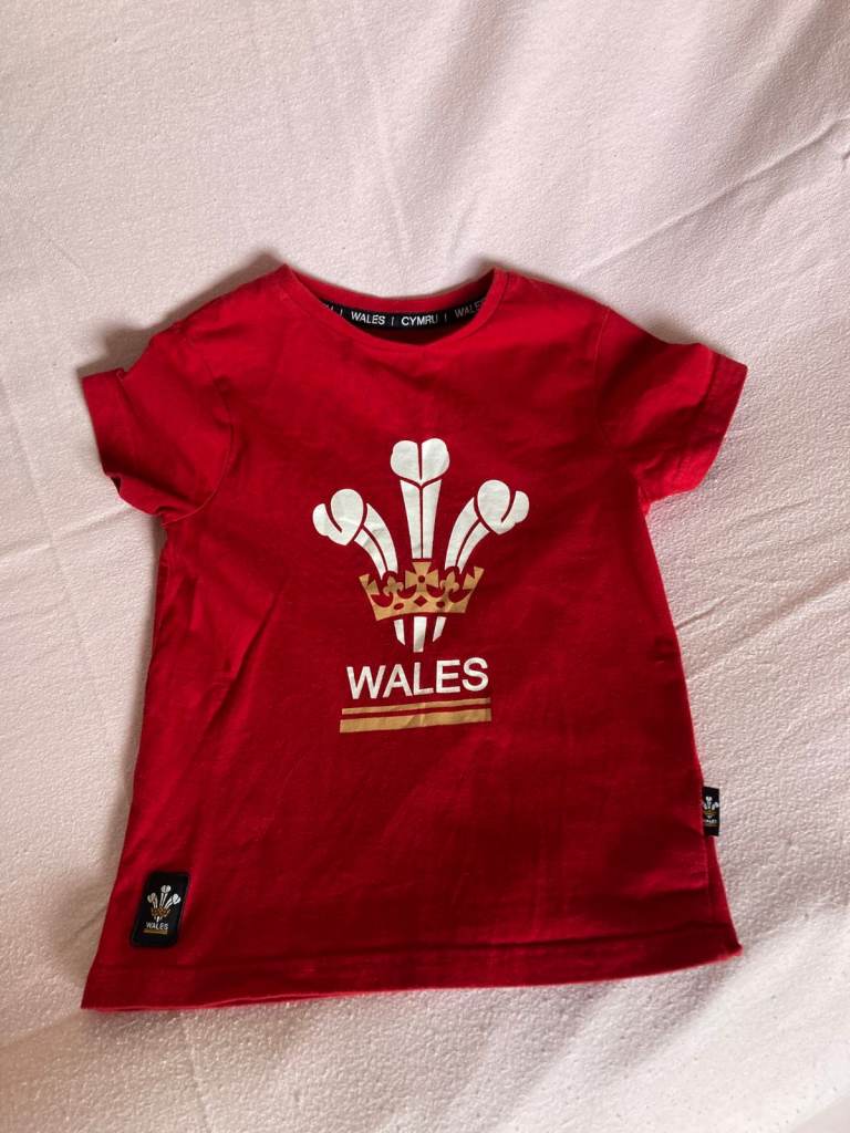 Wales t-shirt, 6 years