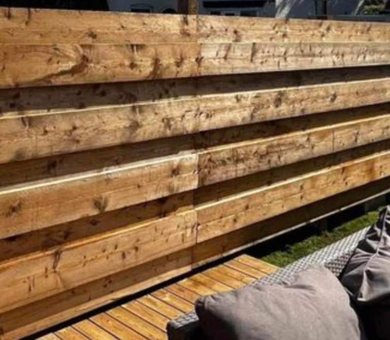 Sturdy Wooden Garden Fence Panels – Good Condition