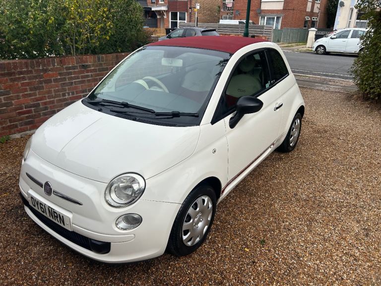 Fiat, 500, Convertible, 2011, Manual, 1248 (cc), 3 doors