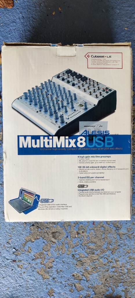 Alesis MultiMix 8 USB Mixer – Good Condition