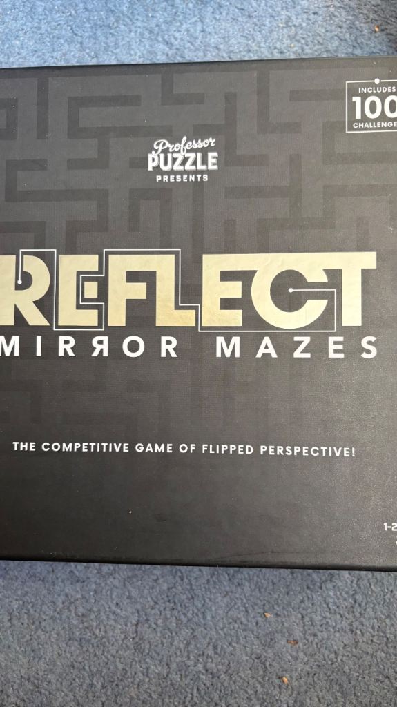 Professor Puzzle Reflect Mirror Mazes & Upside Down Challenge Games
