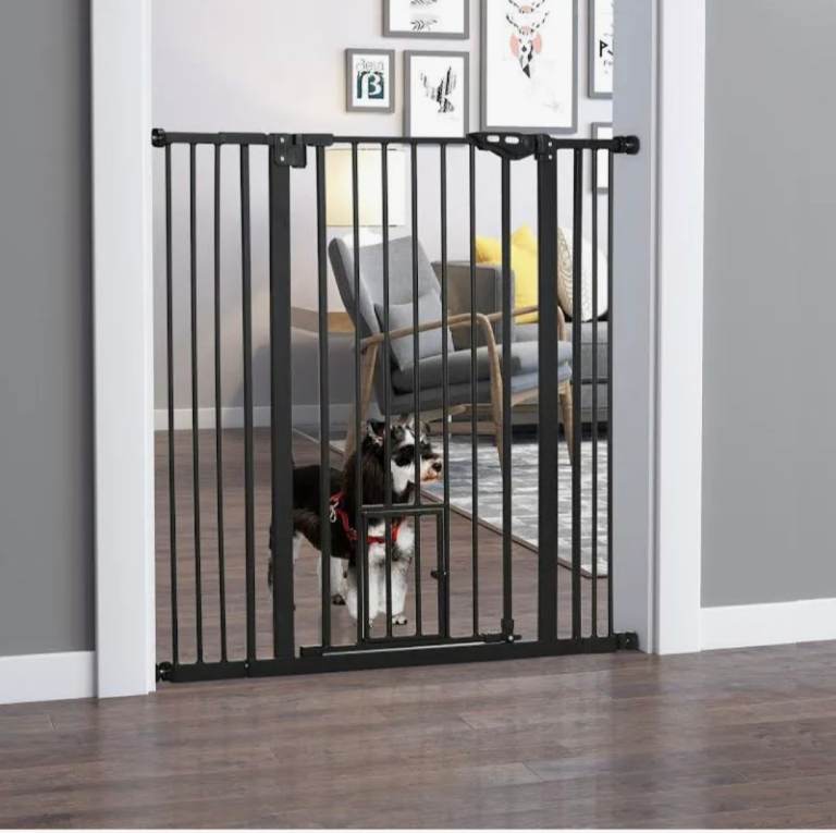 Pawhut extra tall dog gate