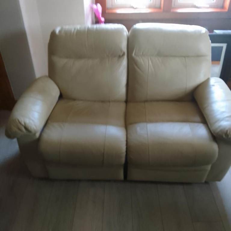 FREE RECLINER SOFA + SIDEBOARD + COFFEE TABLE