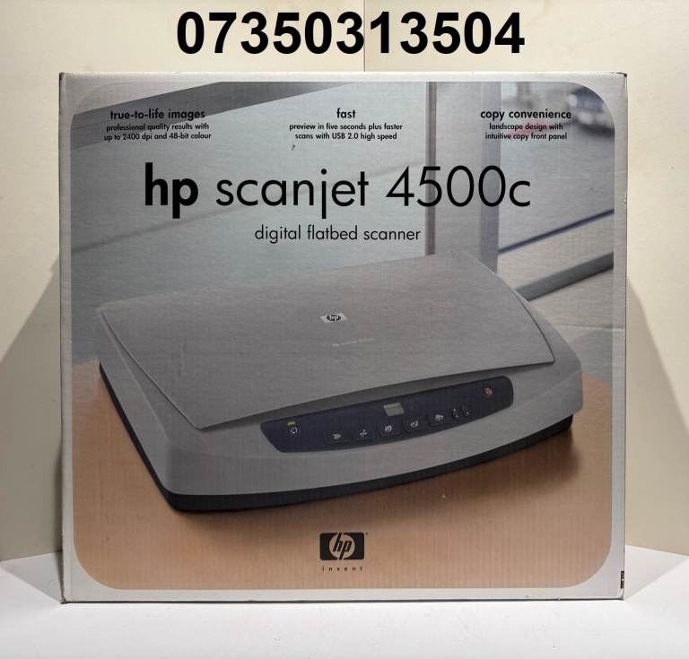 HP ScanJet 4500c A4 Flatbed Document Scanner, Fully Functional