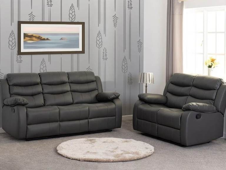 Stylish Leather Roma Recliner Set >> 3+2 + Corner Sofa >> Amazing Deal 35% Off >> COD Today